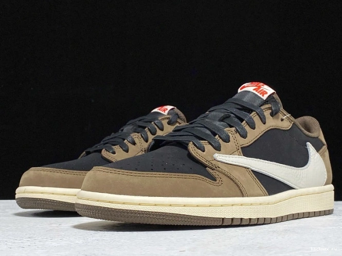 Rep Dark Low Mocha CQ4277-001 Travis Scott OG Jordan x 1 SP Air 0809